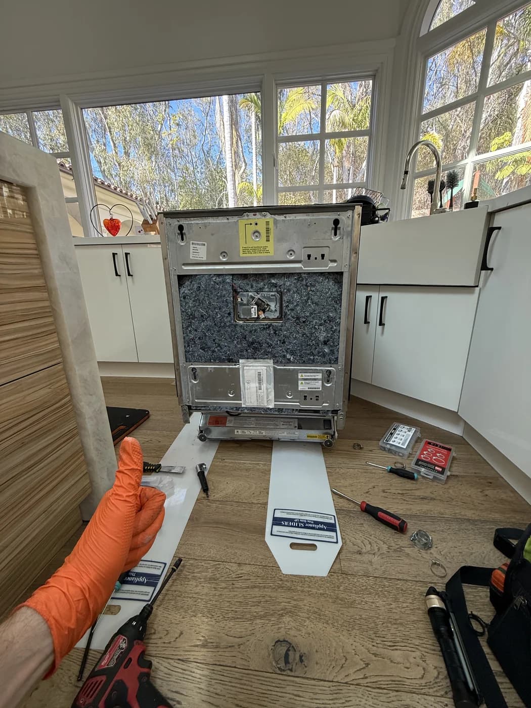 Cove dishwasher circulation pump replacement performed by OPUS in San Diego
