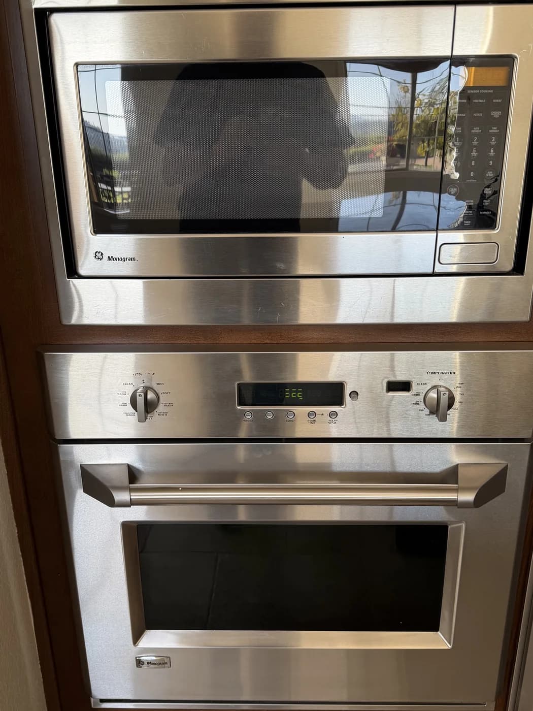 GE Monogram Advantium speed-cook wall oven module serviced by OPUS in San Diego