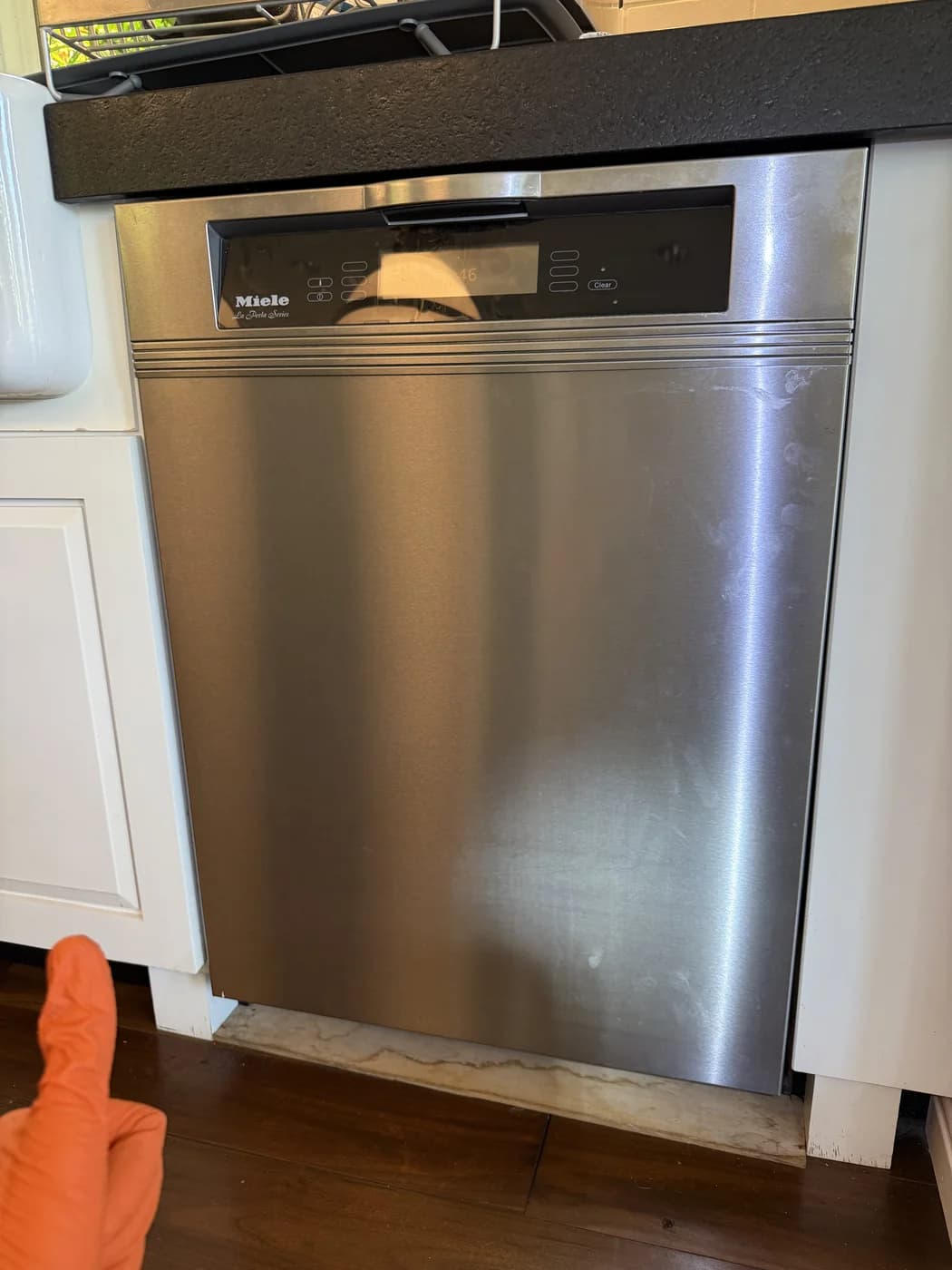 Miele built-in dishwasher serviced by OPUS in San Diego