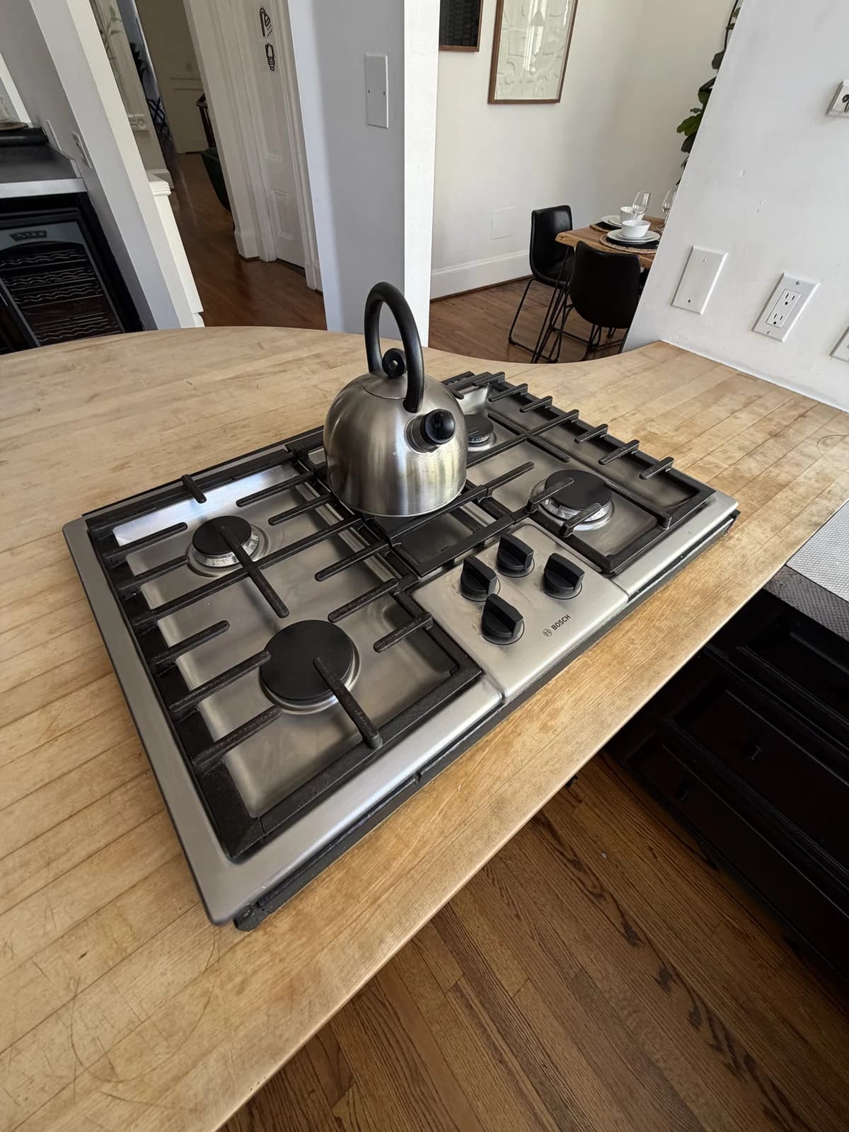 Bosch gas cooktop burner service — OPUS service in Encinitas