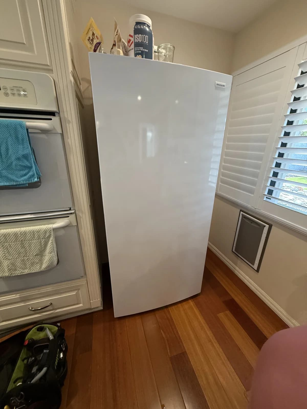 Built-in freezer service in progress — OPUS service in La Jolla