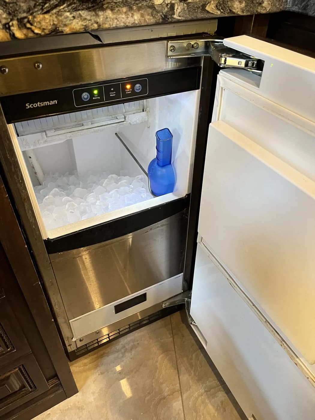 Sealed-system pump replacement on an undercounter unit by OPUS