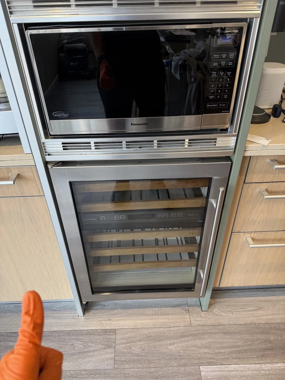 Wine cooler compressor service — OPUS service in San Marcos
